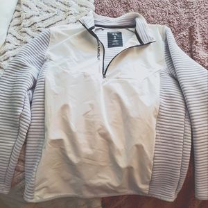 Under Armour Men's white Quarter zip